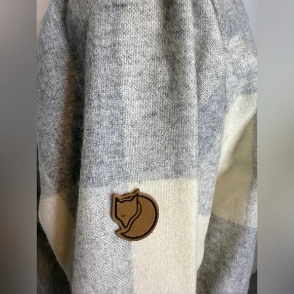 Fjällräven Canada Shirt Flannel Gray/White - Picture 4 of 7